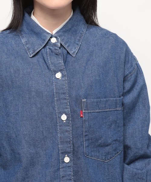 LEVI’S OUTLET(リーバイスアウトレット)/NOLA リラックス チェックシャツ INDIGO STONEWASH/img03