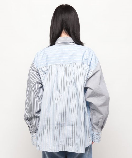 LEVI’S OUTLET(リーバイスアウトレット)/NOLA オーバーサイズシャツ ブルー LORELAI STRIPE/img02