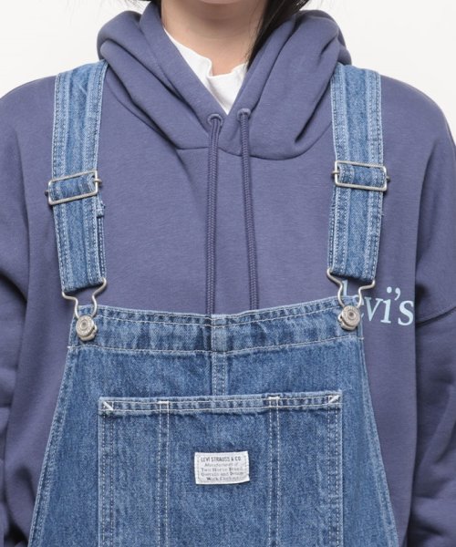 LEVI’S OUTLET(リーバイスアウトレット)/BAGGY オーバーオール ミディアムインディゴ WHERE'S MY COIN PURSE/img03