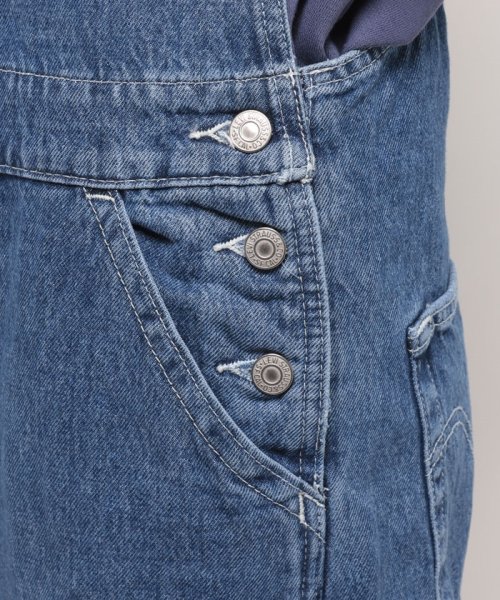 LEVI’S OUTLET(リーバイスアウトレット)/BAGGY オーバーオール ミディアムインディゴ WHERE'S MY COIN PURSE/img05