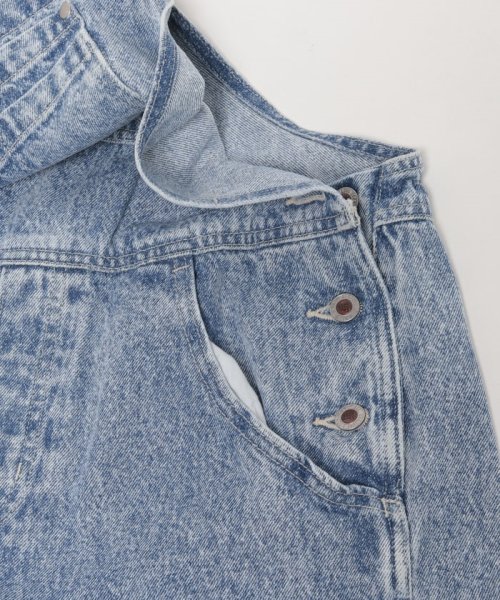 LEVI’S OUTLET(リーバイスアウトレット)/SILVERTAB（TM） CROP オーバーオール ライトインディゴ WHATEVER WHENEVER/img05