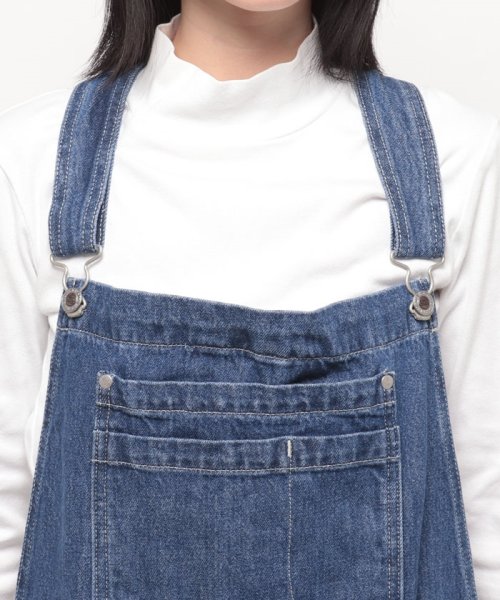 LEVI’S OUTLET(リーバイスアウトレット)/SILVERTAB（TM） CROP オーバーオール ミディアムインディゴ I'M NEVER WRONG STONE/img03