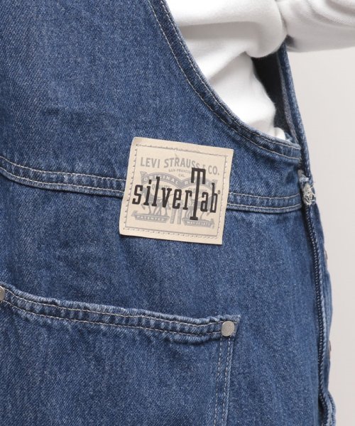 LEVI’S OUTLET(リーバイスアウトレット)/SILVERTAB（TM） CROP オーバーオール ミディアムインディゴ I'M NEVER WRONG STONE/img06