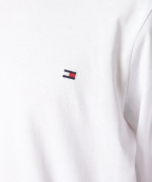 TOMMY HILFIGER(トミーヒルフィガー)/【TOMMY HILFIGER / トミーヒルフィガー】ロンT 長袖 ワンポイント ラウンドネック 無地 コットン100% ユニセックス 09T3118/img05