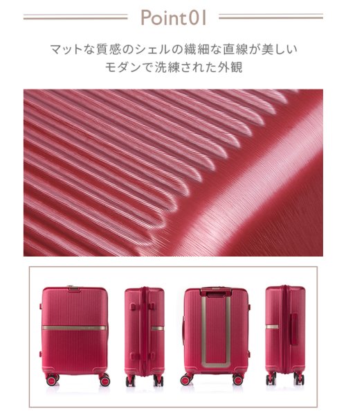 Samsonite(サムソナイト)/サムソナイト スーツケース 機内持ち込み Sサイズ 33L 軽量 小型 小さめ 静音キャスター Samsonite Minter SPINNER55 HH5－0/img06