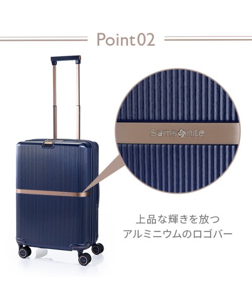 Samsonite(サムソナイト)/サムソナイト スーツケース Mサイズ 53L/60L 軽量 拡張機能 中型 静音キャスター Samsonite Minter  SPINNER61 HH5－00/img07