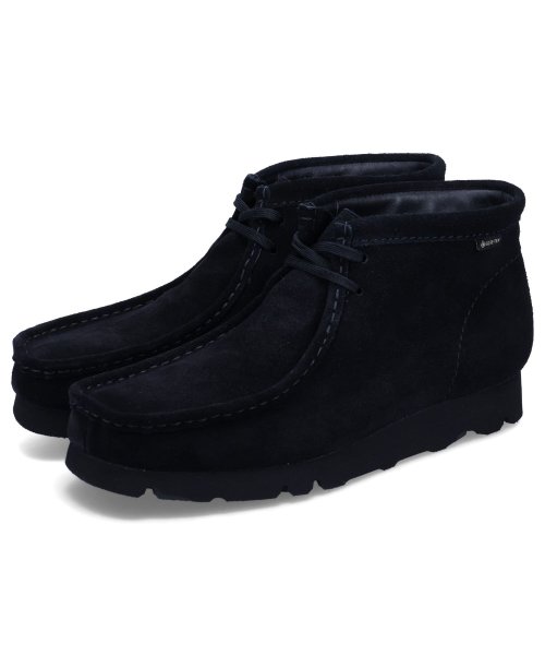 Clarks(クラークス)/クラークス Clarks ワラビー ゴアテックス ブーツ メンズ レディース 防水 WALLABEE BT GTX ブラック 黒 26173318/img08