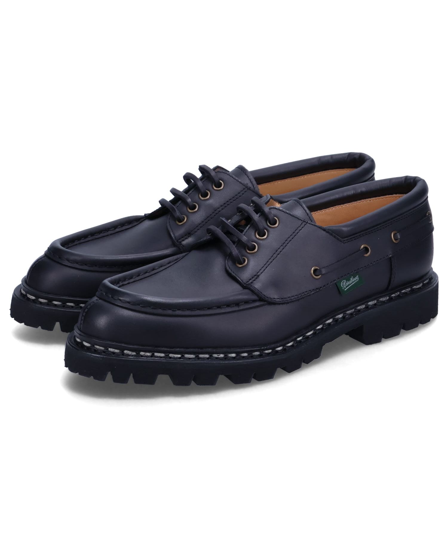 パラブーツ PARABOOT シメイ モカシン デッキシューズ メンズ 本革 CHIMEY ブラック 黒 200817 パラブーツ PARABOOT シメイ モカシン デッキシューズ メンズ 本革 CHIMEY ブラック 黒 200817