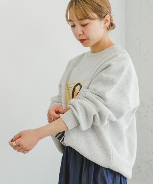 ITEMS URBANRESEARCH(アイテムズ アーバンリサーチ（レディース）)/プリントクルーネックスウェット/img13