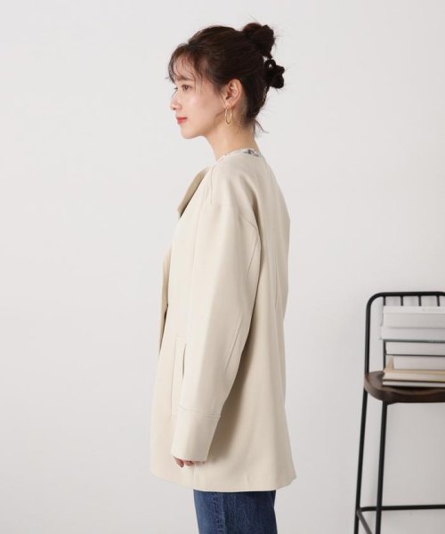 N Natural Beauty Basic(エヌナチュラルビューティベーシック)/ダブルクロスノーカラーショートコート《S Size Line》/img09