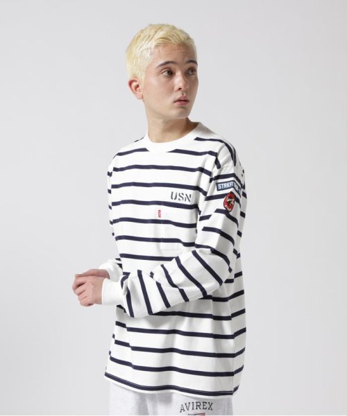 AVIREX(AVIREX)/ネイバル パッチ ロングスリーブ Tシャツ/NAVAL PATCH LONG SLEEVE T－SHIRT/img05