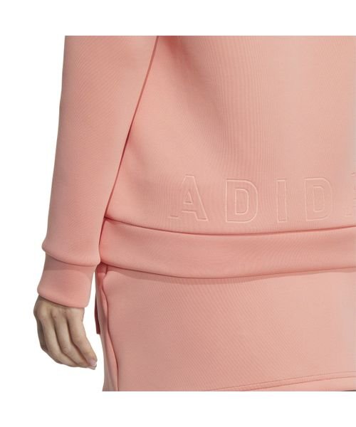 adidas(adidas)/エンボスプリント　ダンボールニット　長袖フーディー/img04