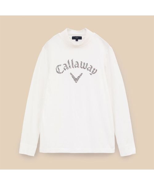 Callaway(キャロウェイ)/天竺長袖モックネックロゴプリントシャツ/img06