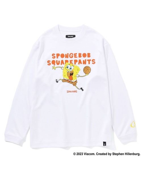 SPALDING(スポルディング)/ジュニア ロングスリーブTシャツ スポンジ・ボブ スクエアパンツ/img01