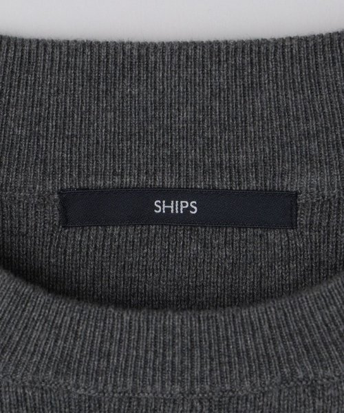 SHIPS MEN(シップス　メン)/*SHIPS:〈洗濯機可能〉テレワーク ビズ コットン/カシミヤ クルーネック ニット/img18