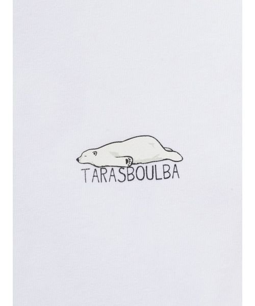 TARAS BOULBA(タラスブルバ)/レディース ヘビーコットンロングTシャツ（ホワイトベア）/img05