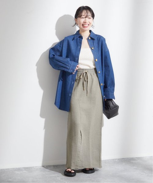 ピグメントスウェットスカート 身長