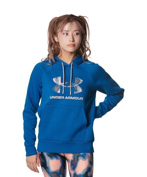 UNDER ARMOUR(アンダーアーマー)/UA RIVAL FLEECE PRINTED PULL OVER HOODIE/img01