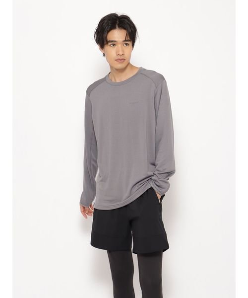 sanideiz TOKYO(サニデイズ トウキョウ)/for RUN グリッドフリース レギュラー長袖TシャツMENS/img01