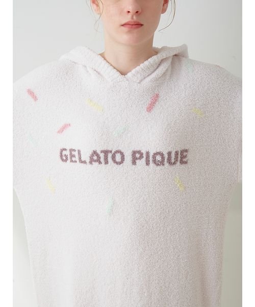 gelato pique(gelato pique)/【ONLINE限定】ベビモコアイスジャガードフーディワンピース/img10