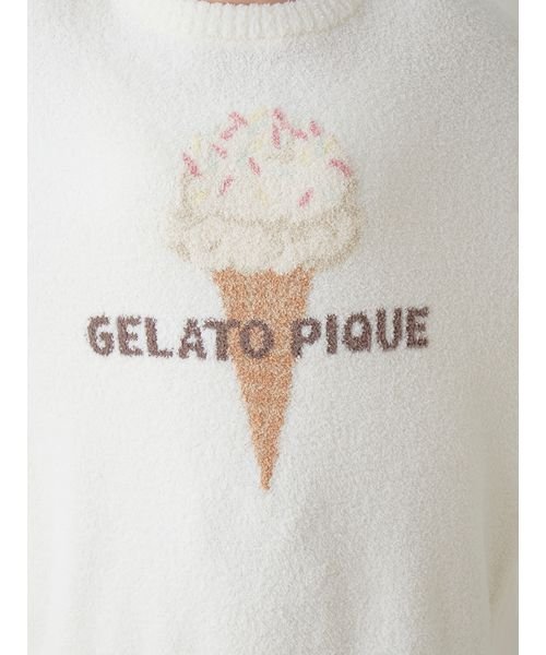 gelato pique(gelato pique)/【ONLINE限定】ベビモコアイスジャガードプルオーバー&ワッフルショートパンツセット/img10