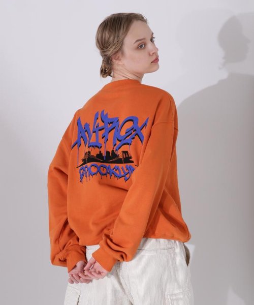 AVIREX(AVIREX)/《WEB限定》TAGGING BROOKLYN CREW NECK SWEAT/img20