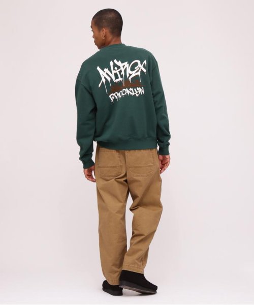 AVIREX(AVIREX)/《WEB限定》TAGGING BROOKLYN CREW NECK SWEAT/img28