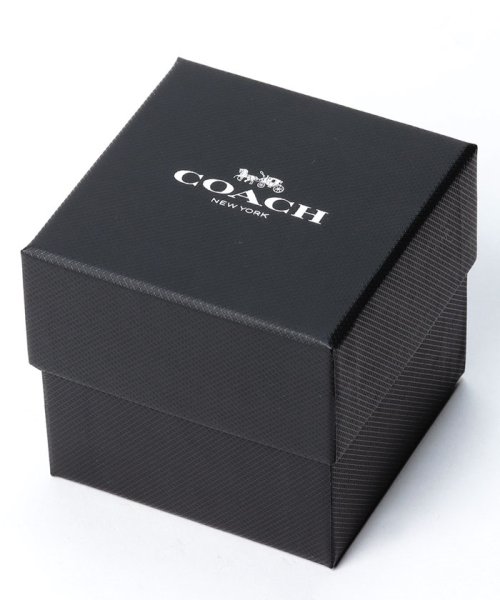 COACH(コーチ)/【メンズ】【COACH】コーチ　メンズ　14602513　Preston プレストン ネイビー文字盤　ブラウン　革ベルト　クォーツ　クロノグラフ/img06