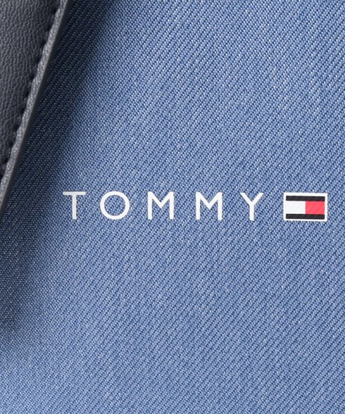 TOMMY HILFIGER(トミーヒルフィガー)/ミディアムデニムショッパートートバッグ/img08