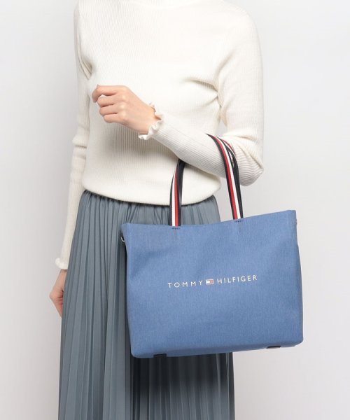 デニムショッパートートバッグ 