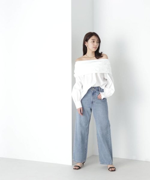 NATURAL BEAUTY BASIC(ナチュラルビューティーベーシック)/オフショルブラウス　24SS/img18