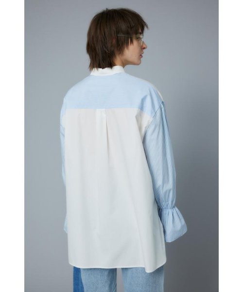 HeRIN.CYE(ヘリンドットサイ)/Frill asymmetry shirt/img03