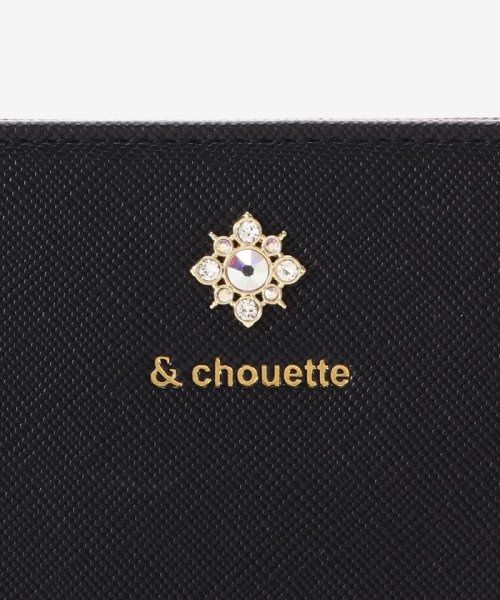 & chouette(アンドシュエット)/ビジュー付き折財布/img04