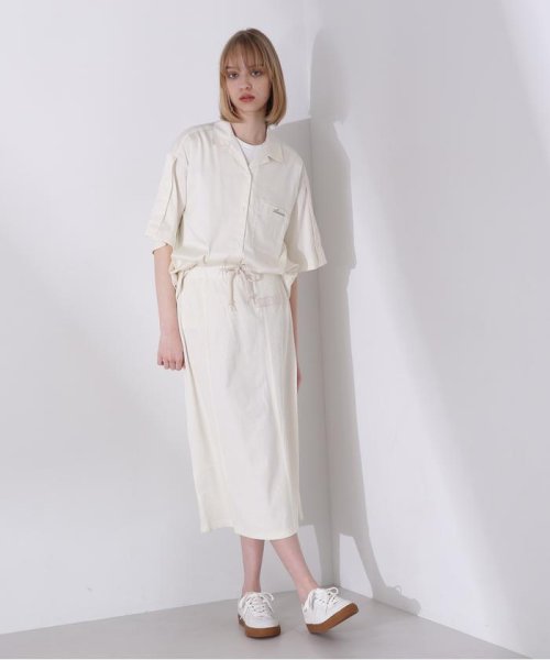 AVIREX(AVIREX)/《直営店限定》FADE WASH WAFFLE DOCKNG SKIRT/フェイドウォッシュ ワッフ/img12