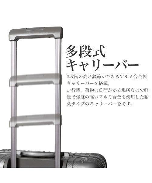 tavivako(タビバコ)/スーツケース キャリーケース キャリーバッグ 機内持ち込み フルアルミ ストッパー サスペンション S アルミ合金 アルミボディ マグネシウム フレームタイプ/img20