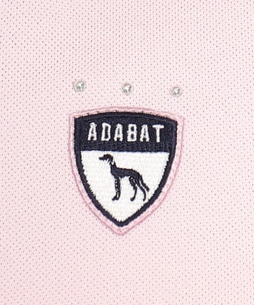 adabat(アダバット)/【UVカット／吸水速乾】ロゴデザイン モックネック半袖プルオーバー/img57