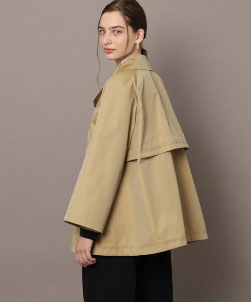 Aラインショートトレンチジャケット 