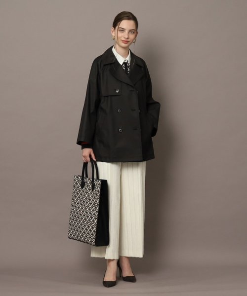 Aラインショートトレンチジャケット 