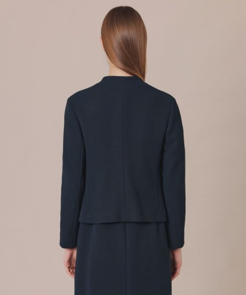 ハイツイストメッシュノーカラージャケット 