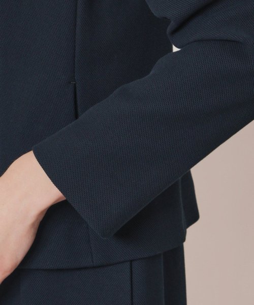 ハイツイストメッシュノーカラージャケット 