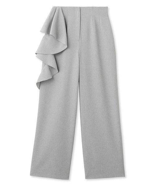 ラッフルディテールワイドパンツ 予めご了承ください