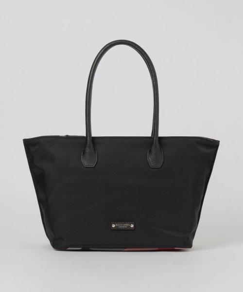 パーシャルクレストブリッジチェックナイロントート 