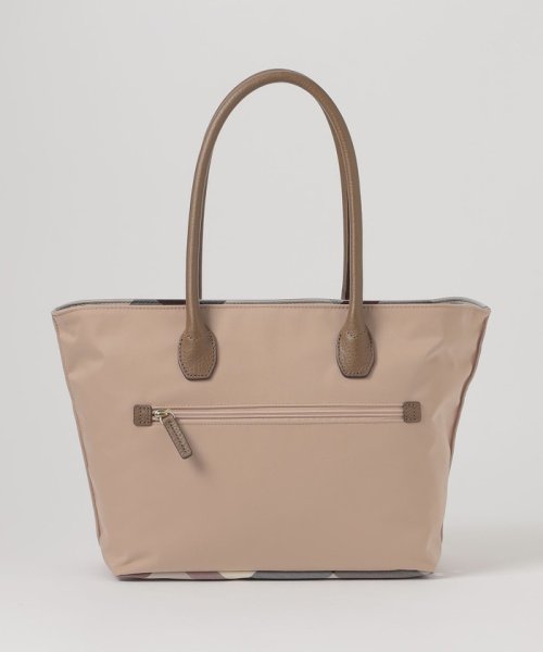 パーシャルクレストブリッジチェックナイロントート 