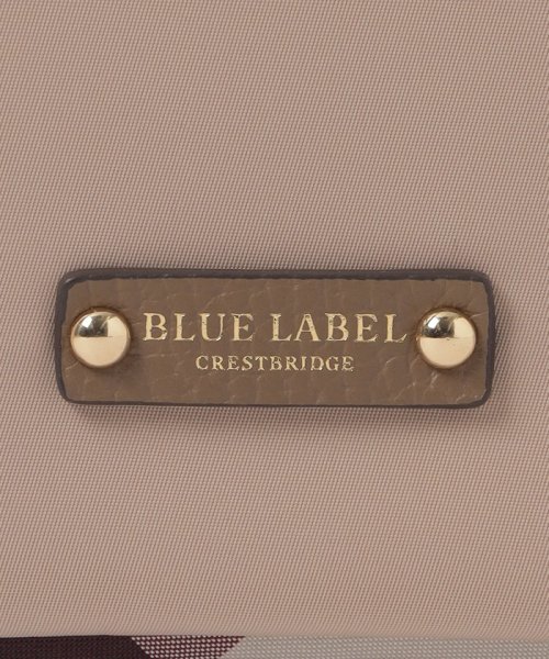 BLUE LABEL CRESTBRIDGE(BLUE LABEL CRESTBRIDGE)/パーシャルクレストブリッジチェックナイロンミニショルダー/img15