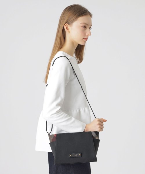 パーシャルクレストブリッジチェックPVCミニショルダー 