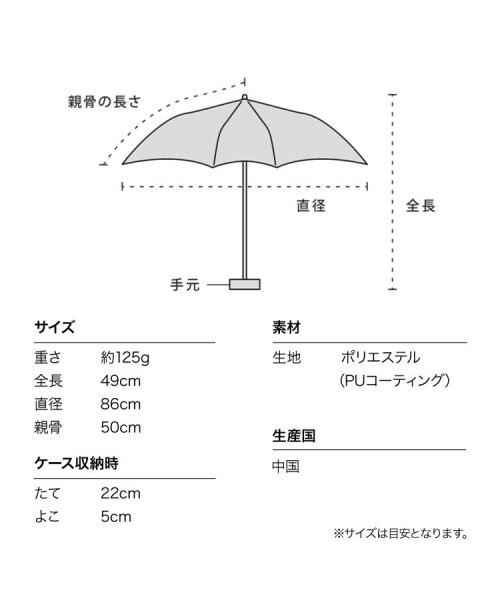 Wpc．(Wpc．)/【Wpc.公式】日傘 遮光軽量 ソリッド ミニ 完全遮光 遮熱 UVカット 晴雨兼用 レディース 折り畳み傘 折り畳み 母の日 母の日ギフト プレゼント/img12