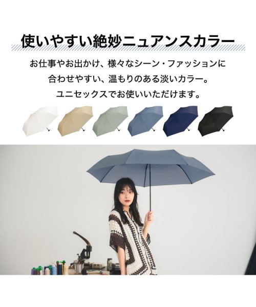 Wpc．(Wpc．)/【Wpc.公式】雨傘 UNISEX AIR－LIGHT LARGE FOLD 61cm 大きい 晴雨兼用 傘 メンズ レディース 折り畳み傘 父の日 ギフト/img06