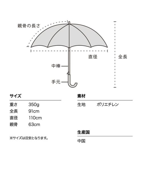 Wpc．(Wpc．)/【Wpc.公式】［ビニール傘］UNISEX PLASTIC 12K UMBRELLA 親骨63cm 大きい 傘 メンズ レディース 雨傘 長傘 男性 女性 おし/img15