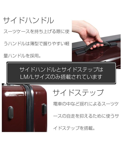 tavivako(タビバコ)/【サービス品】 スーツケース キャリーケース キャリーバッグ m 受託手荷物 中型 超軽量 ファスナータイプ 静音8輪キャスター ダイヤル TSA/img08