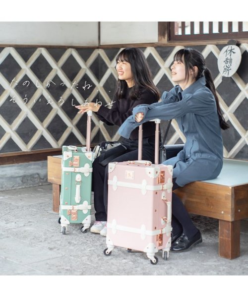 トランクケース 革 キャリーケース トランク キャリー 4輪 スーツケース アンティーク M 女性 軽量 超軽量 旅行バッグ キャリーバッグ 